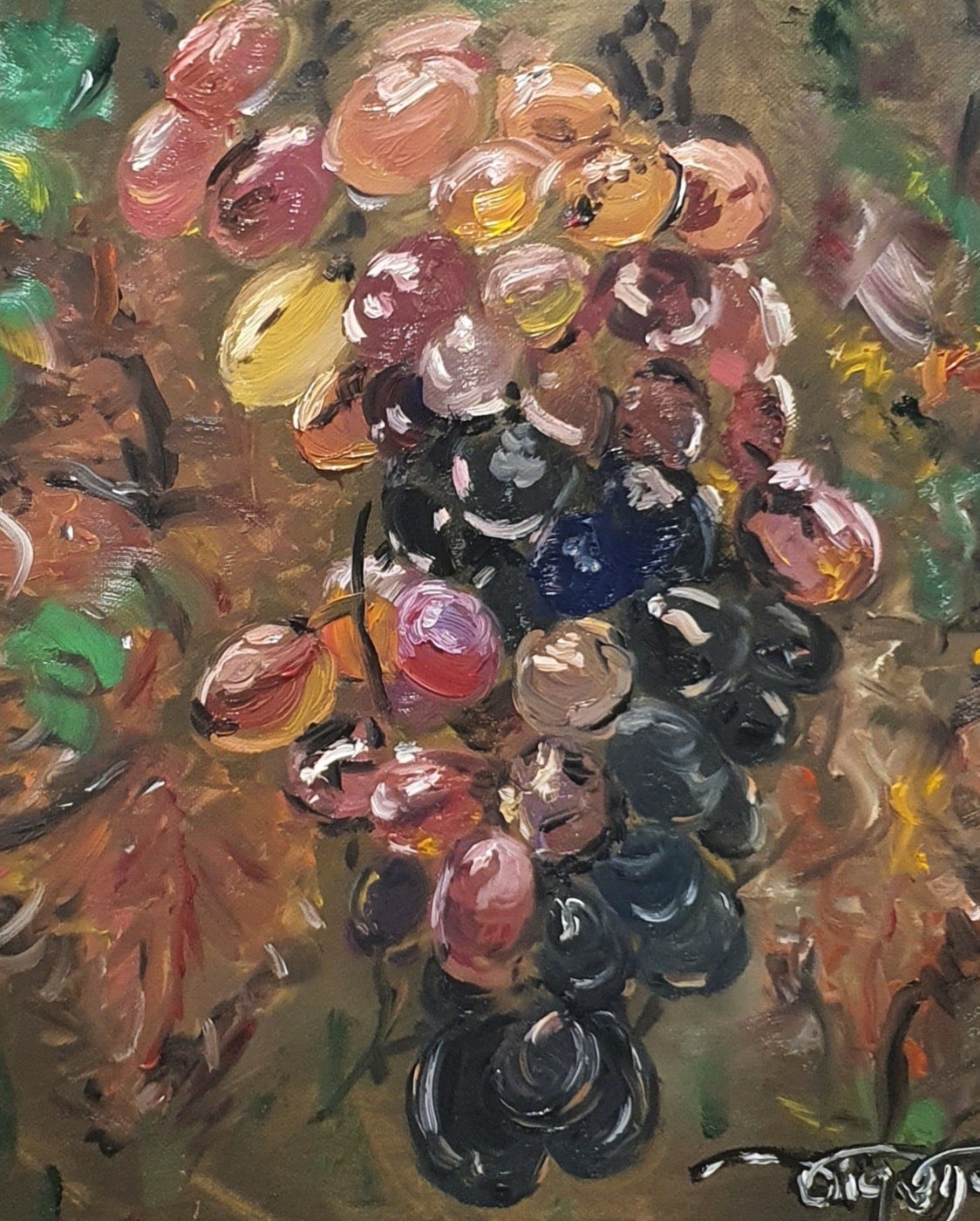 Envero, óleo de Diego Casero