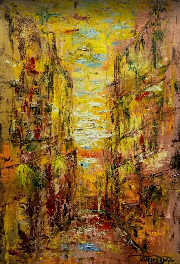 Beirut, óleo de Diego Casero